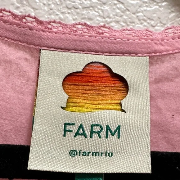 FARM Rio Pink Ruffled Blouse - Picture 4 of 8